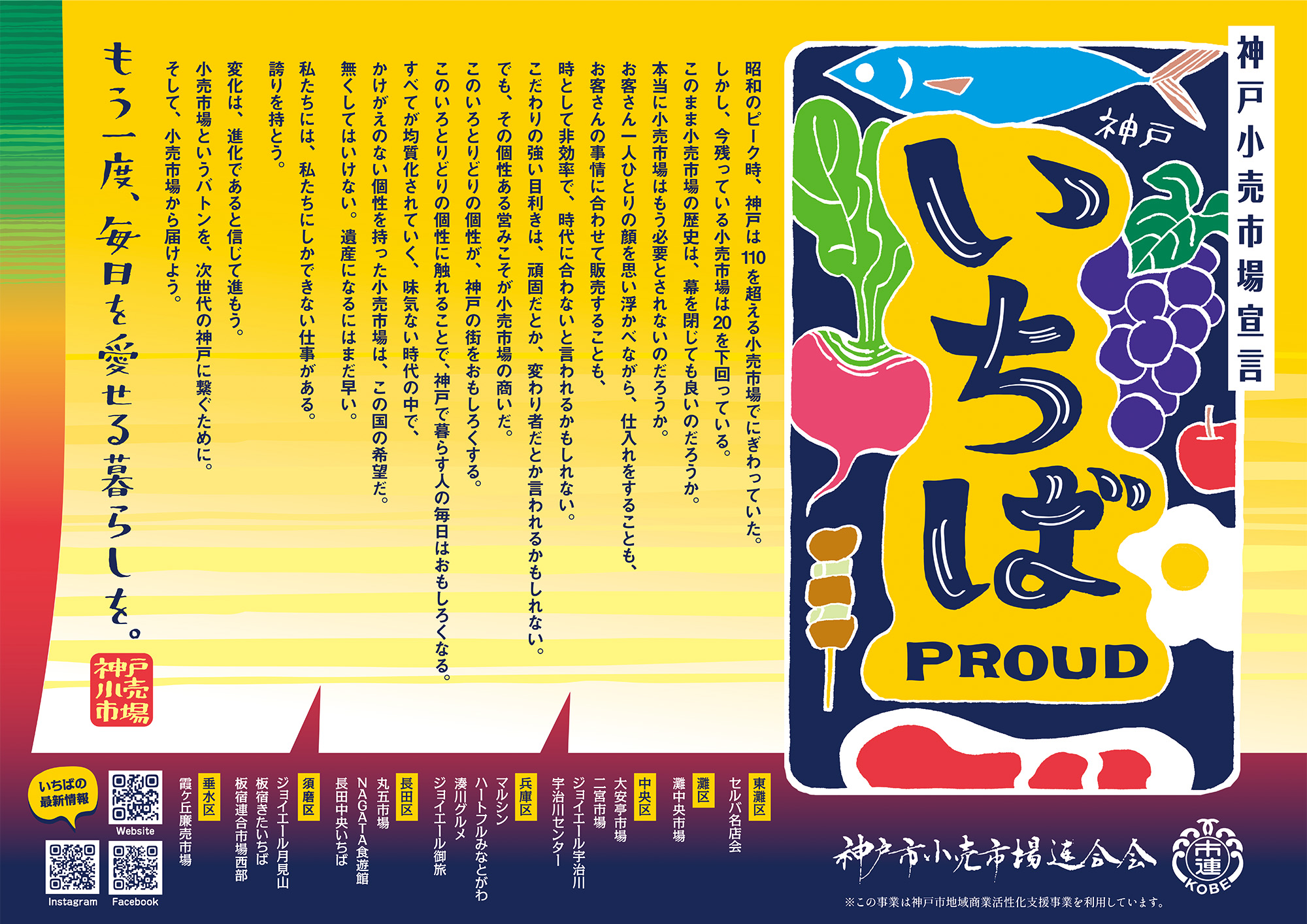 神戸小売市場宣言画像