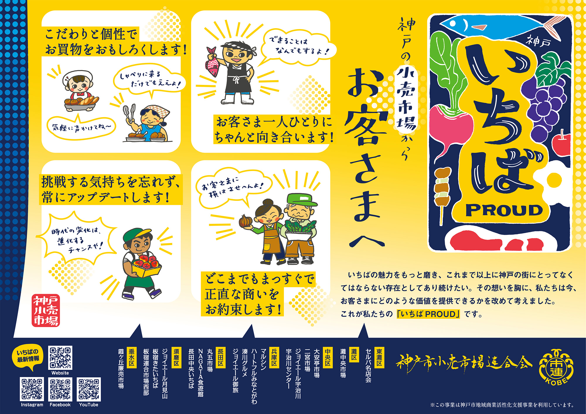 小売市場からお客様への「いちばPROUD」画像